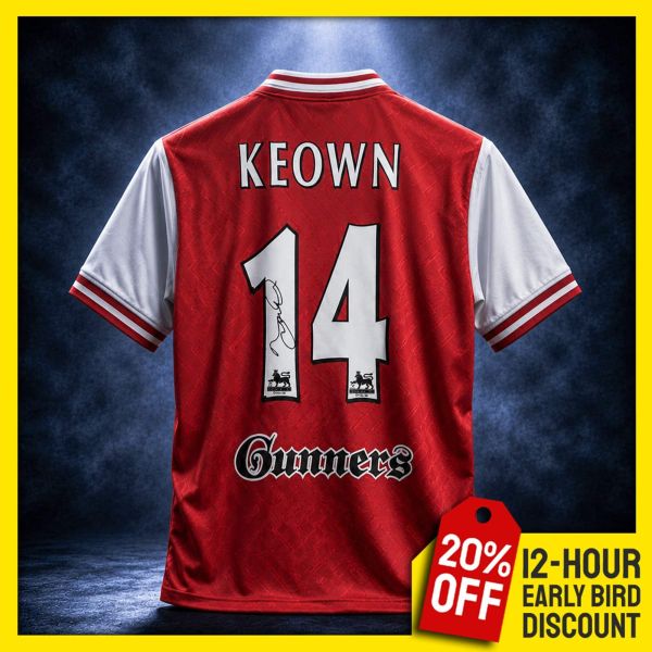 Martin Keown Signed Arsenal Shirt!
