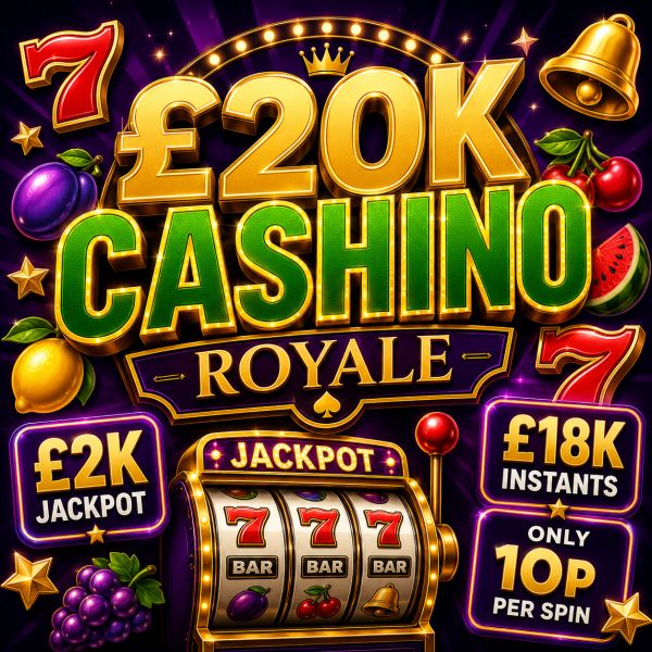 £20K CASHINO ROYALE – £2K JACKPOT