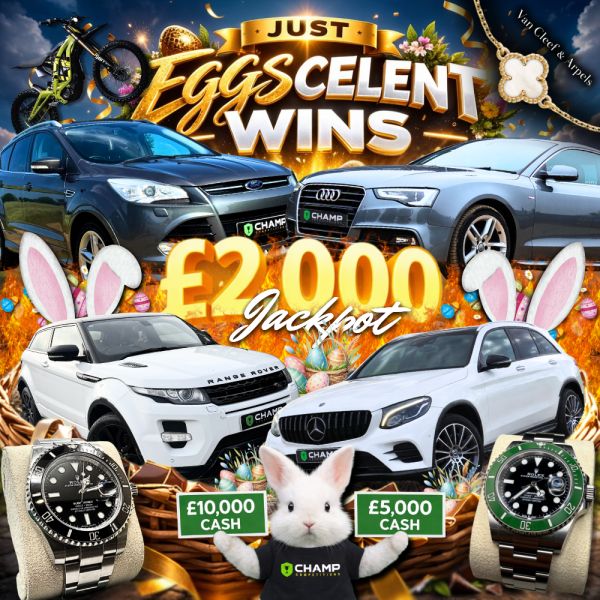 JUST EGGSCELLENT WINS! 30,000 Instant Wins + £2,000 Jackpot