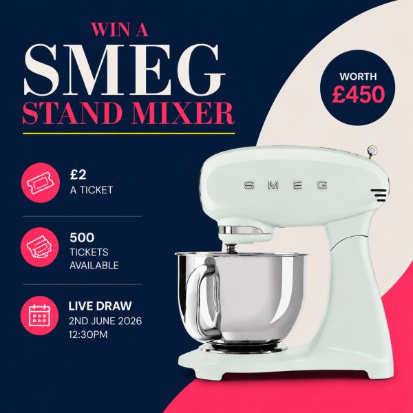 Win a Stylish Smeg Stand Mixer for Just £2