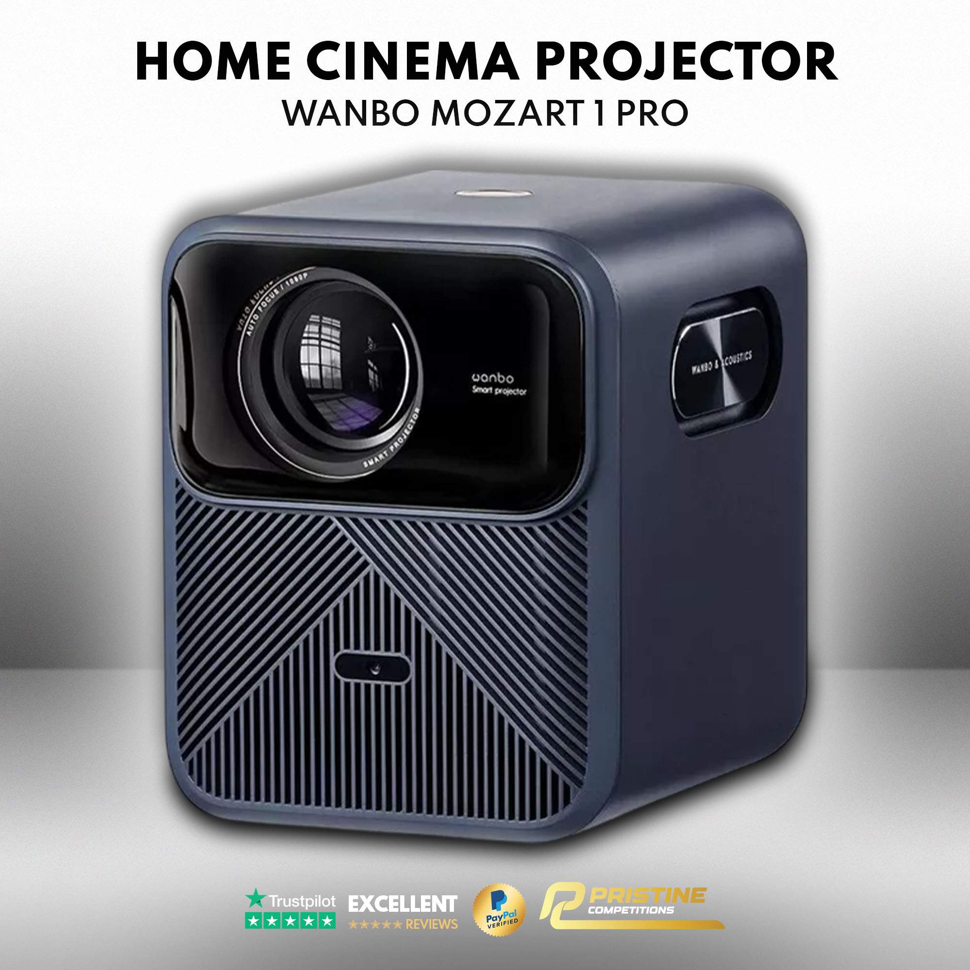 WANBO Mozart 1 Pro Smart Full HD Home Cinema Projector