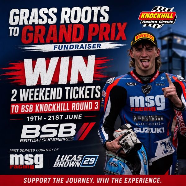 BSB Knockhill 19-21 Jun Fund Raiser – 2 Weekend Tickets