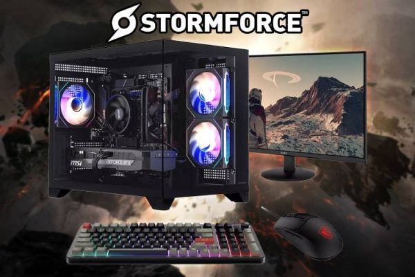 Win this Stormforce AMD Ryzen5 Desktop PC u0026 Monitor Bundle