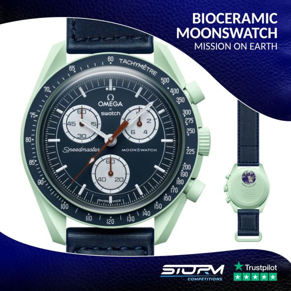 Swatch x Omega Bioceramic Moonswatch – Mission On Earth