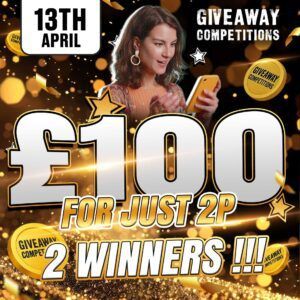 2 Winners of £100 for 2p