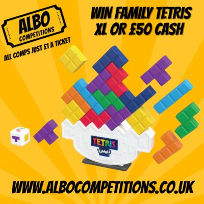 TETRIS TUMBLE XL 6FT FAMILY GAME OR £50 CASH ALTERNATIVE
