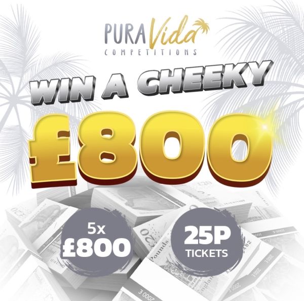 Win A Cheeky £800 💷