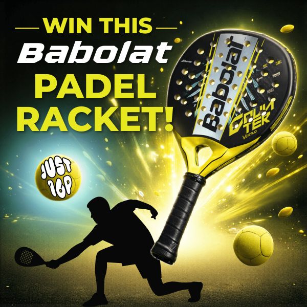 Win This Babolat Counter Vertuo 2.6 Padel Racket RRP £169.99