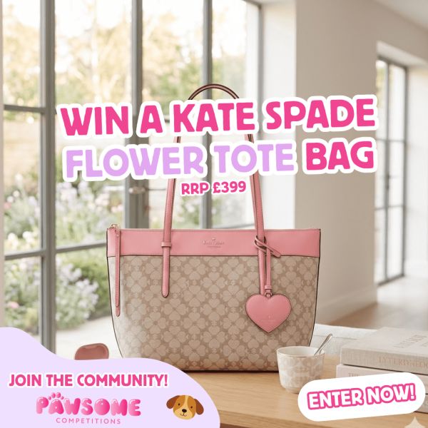 Win a Kate Spade Flower Tote Bag ♠️🌸
