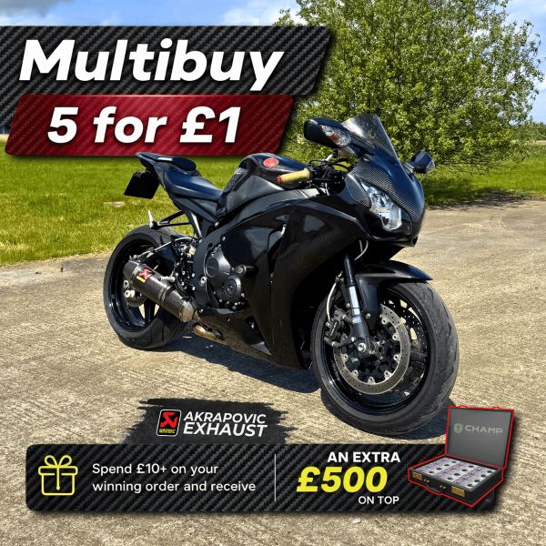 Win This *FULL CARBON* Honda CBR1000RR FIREBLADE For Just 25p!