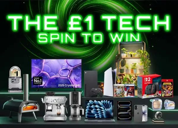 The £1 Tech Wheel - Win the latest tech, instantly!