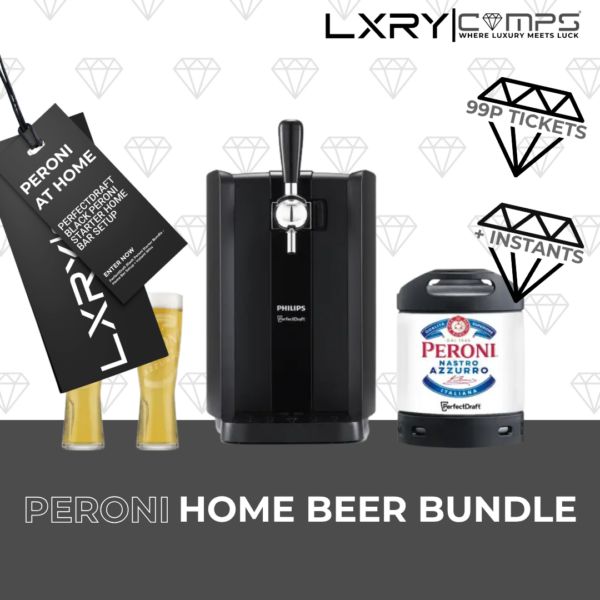 PerfectDraft Peroni Starter Bundle – Home Bar Setup + Instant Wins