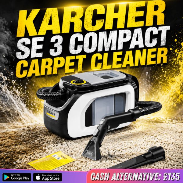 KARCHER SE 3 COMPACT CARPET CLEANER