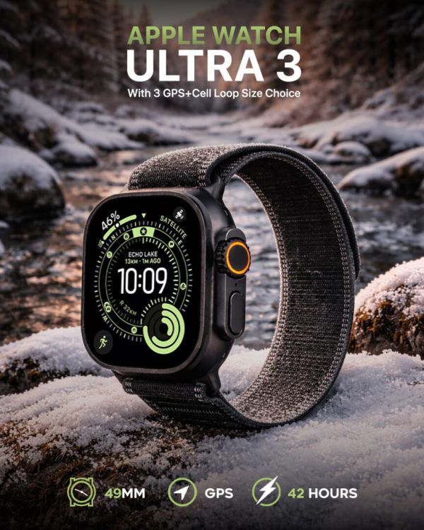 Apple Watch Ultra 3 GPS & Cellular 49mm (Size Choice)