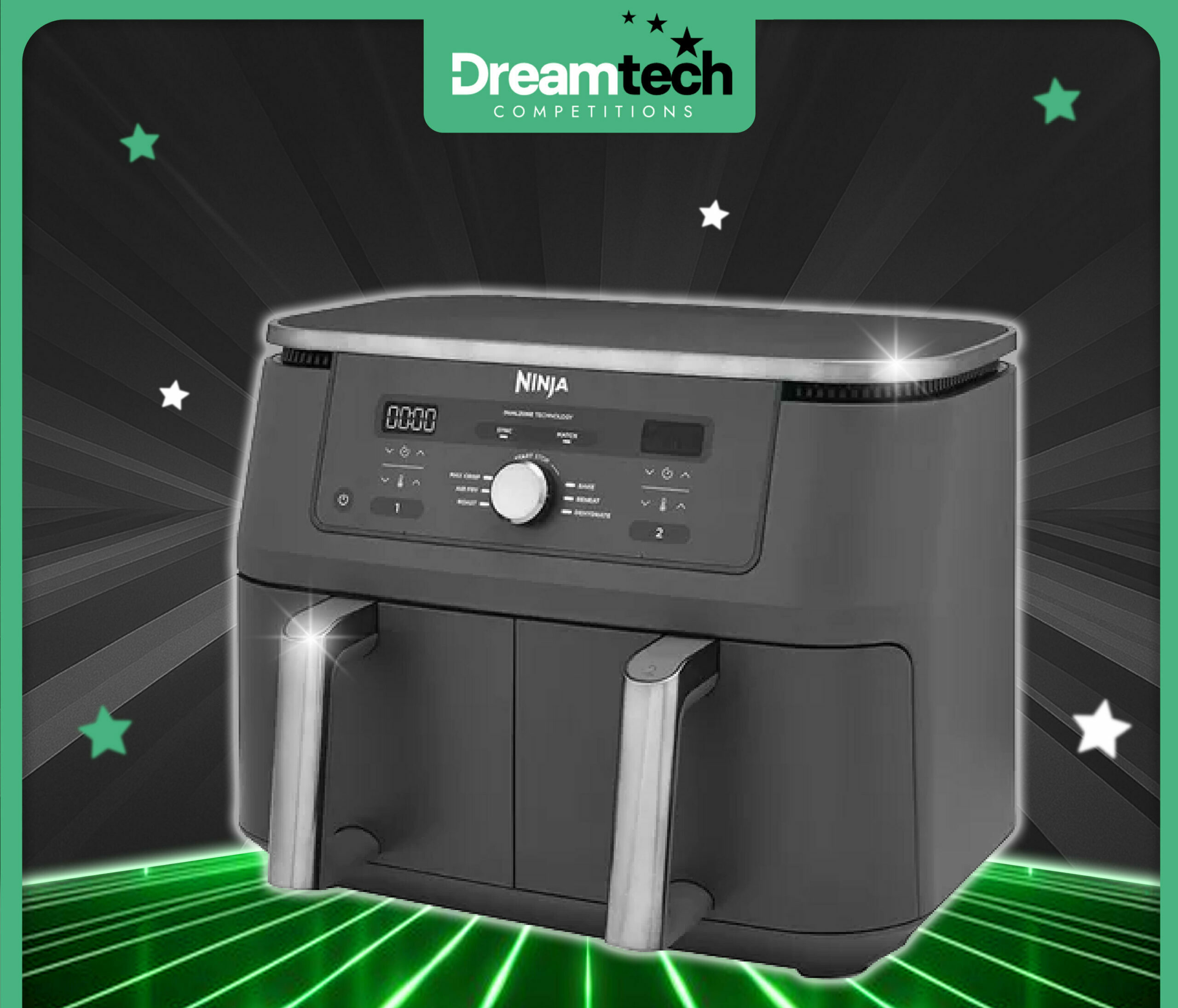 WIN a Ninja DZ400 Dual Air Fryer!