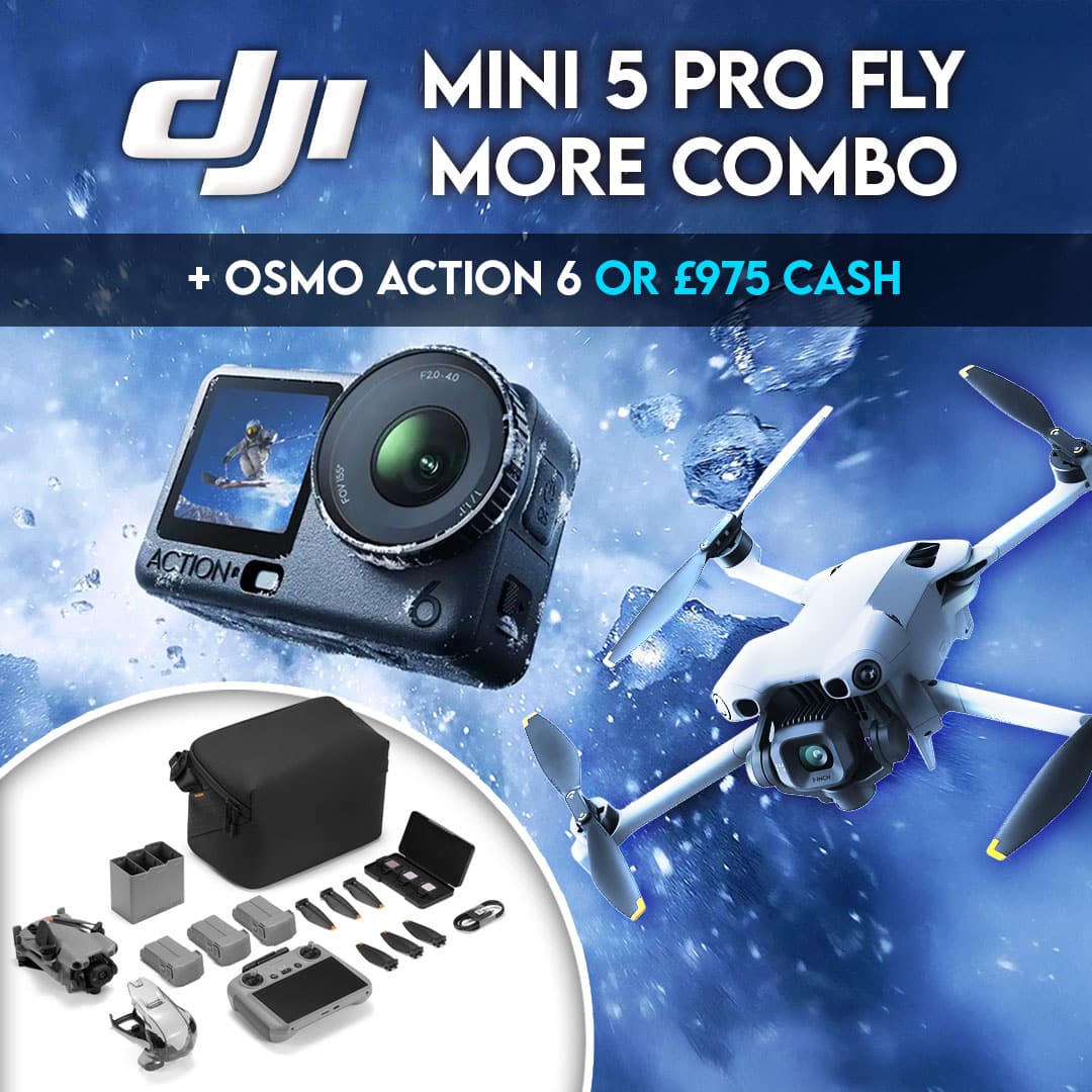 DJI Mini 5 Pro (Flymore) + Osmo Action 6 or £975 Cash