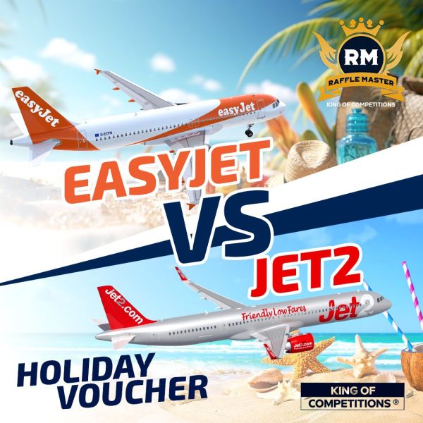 £350 Easyjet Vs Jet2 Holiday Voucher Or Take £250 Cash Alternative In Ya Bank Live Draw 09-04-26