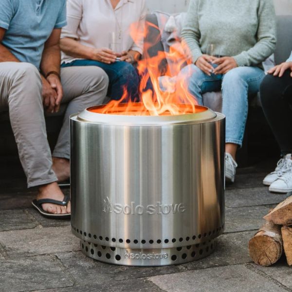 Solo Stove Bonfire 2.0 Stainless Steel Portable Smokeless Firepit