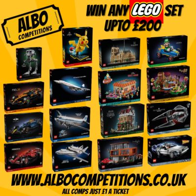 WIN ANY LEGO SET UPTO £200 IN VALUE