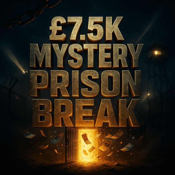MYSTERY £7.5K PRISON BREAK INSTANT WINS – £333 END PRIZE