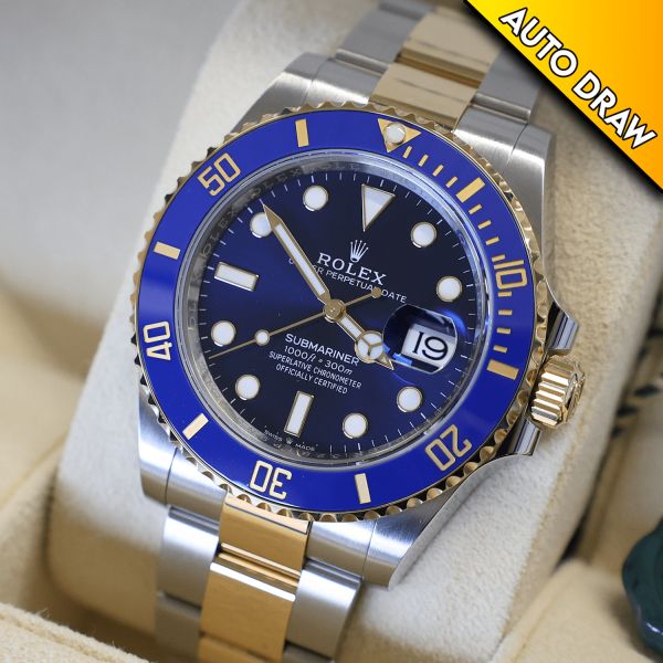 Rolex Submariner Gold/Steel ‘Bluesy’ – RRP £15,800 – LOW ODDS!