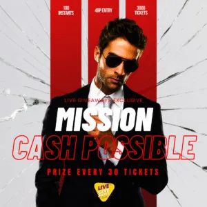 🎯🕵️‍♂️ Mission Cash Possible: Operation Money Drop 💼💣Prize every 30 Tickets!