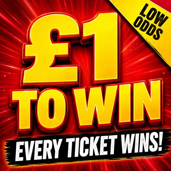 THE £1 WET – £45K OF GUARANTEED WINS FOR £1!