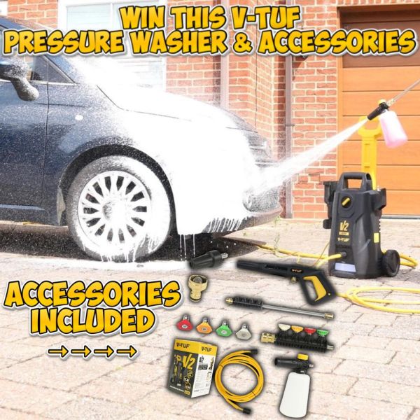 V-Tuf V2 X2 Portable Electric Pressure Washer & Accessories