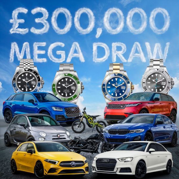 £300,000 MEGA INSTANTS – CARS, ROLEXES, BIKES, CASH & GOLD +£2500 END PRIZE!#2