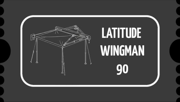 Latitude Wingman 90 Freestanding Awning