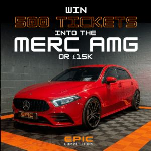 WIN 500 TICKETS FOR MERC A35 AMG