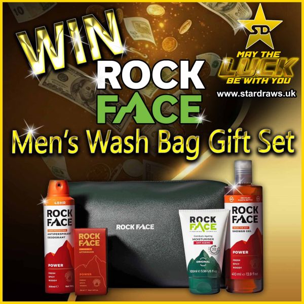 WK17 – ROCK FACE – Men’s Wash Bag Gift Set (Odds:1:100)
