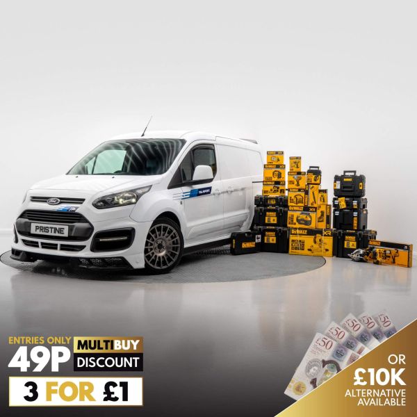 Ford Transit Connect & 30 Piece Dewalt 18v XR Li-ion Kit