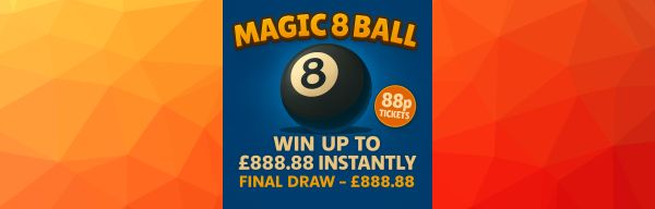 Magic 8 Ball #3 – Win up to £888.88 Instantly!