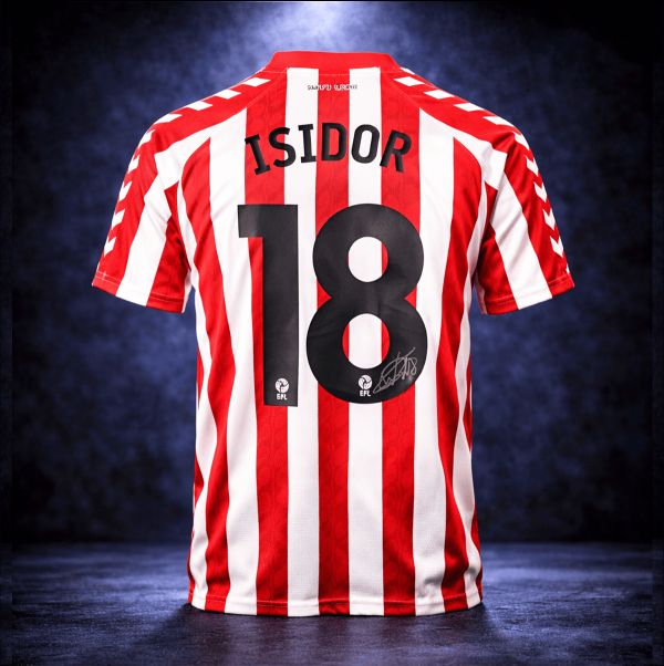 Wilson Isidor Signed Sunderland Shirt!