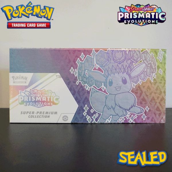Pokémon TCG: SV Prismatic Evolutions Super-Premium Collection – SEALED
