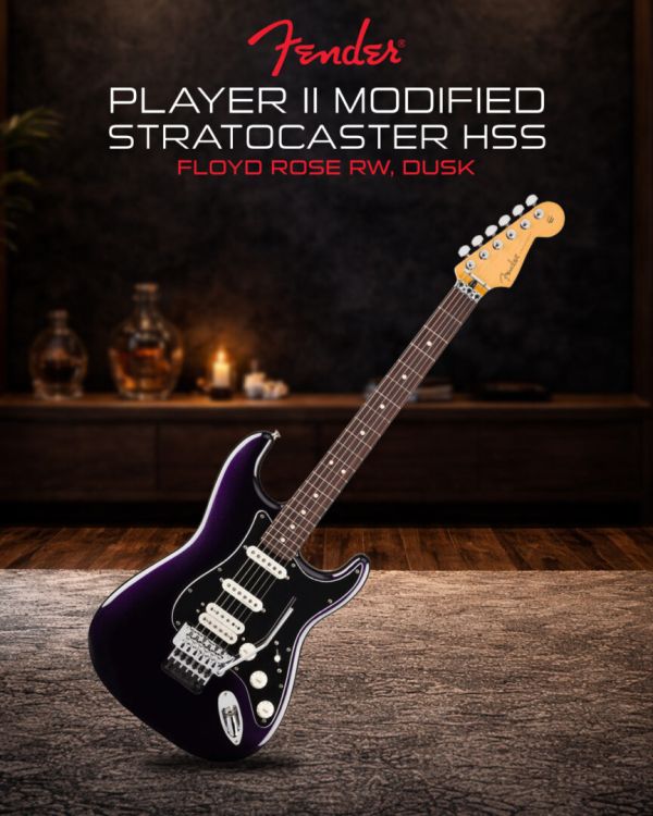 Fender Player II Modified Stratocaster Floyd Rose RW, Dusk