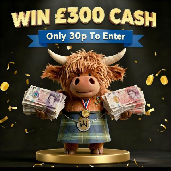Win £300 Cash – Only 30p to enter #2