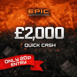LOW ENTRY £2000 CASH 0.20 PENCE A TICKET