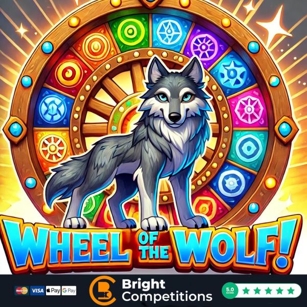 Wheel of the Wolf – 263 Instant Wins & 4 Spins on the Wheel & £50 Main Prize