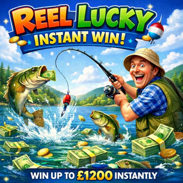REEL LUCKY WIN UP TO £1200 INSTANTLY
