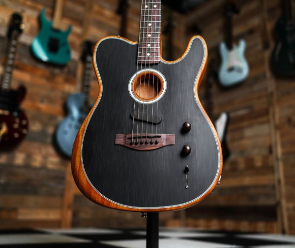 Fender Acoustasonic Player Telecaster in Brushed Black