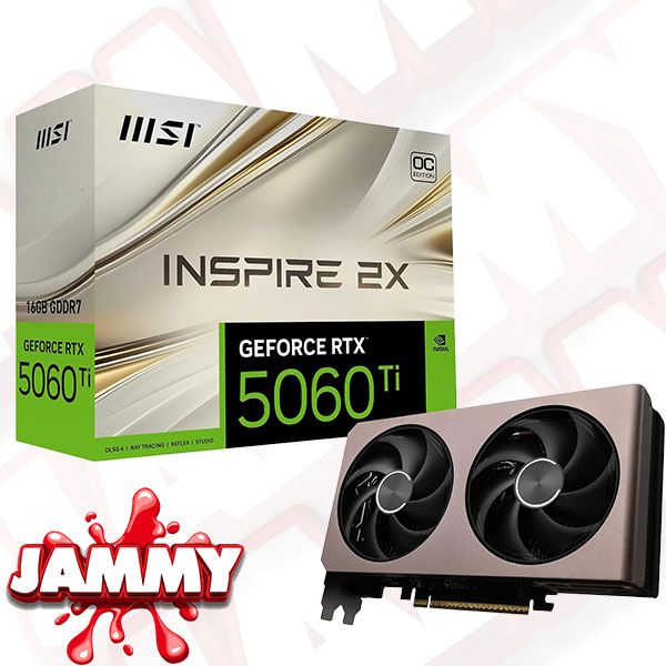 MSI GEFORCE RTX 5060Ti 16GB INSPIRE OC GRAPHICS CARD or £490 CASH!
