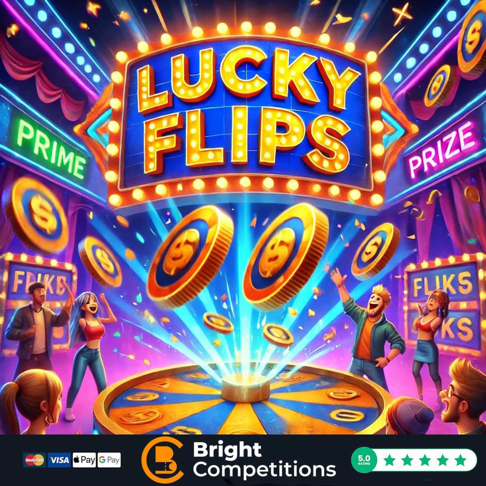 Lucky Flips – 1,666 Instant Wins & £500 Jackpot