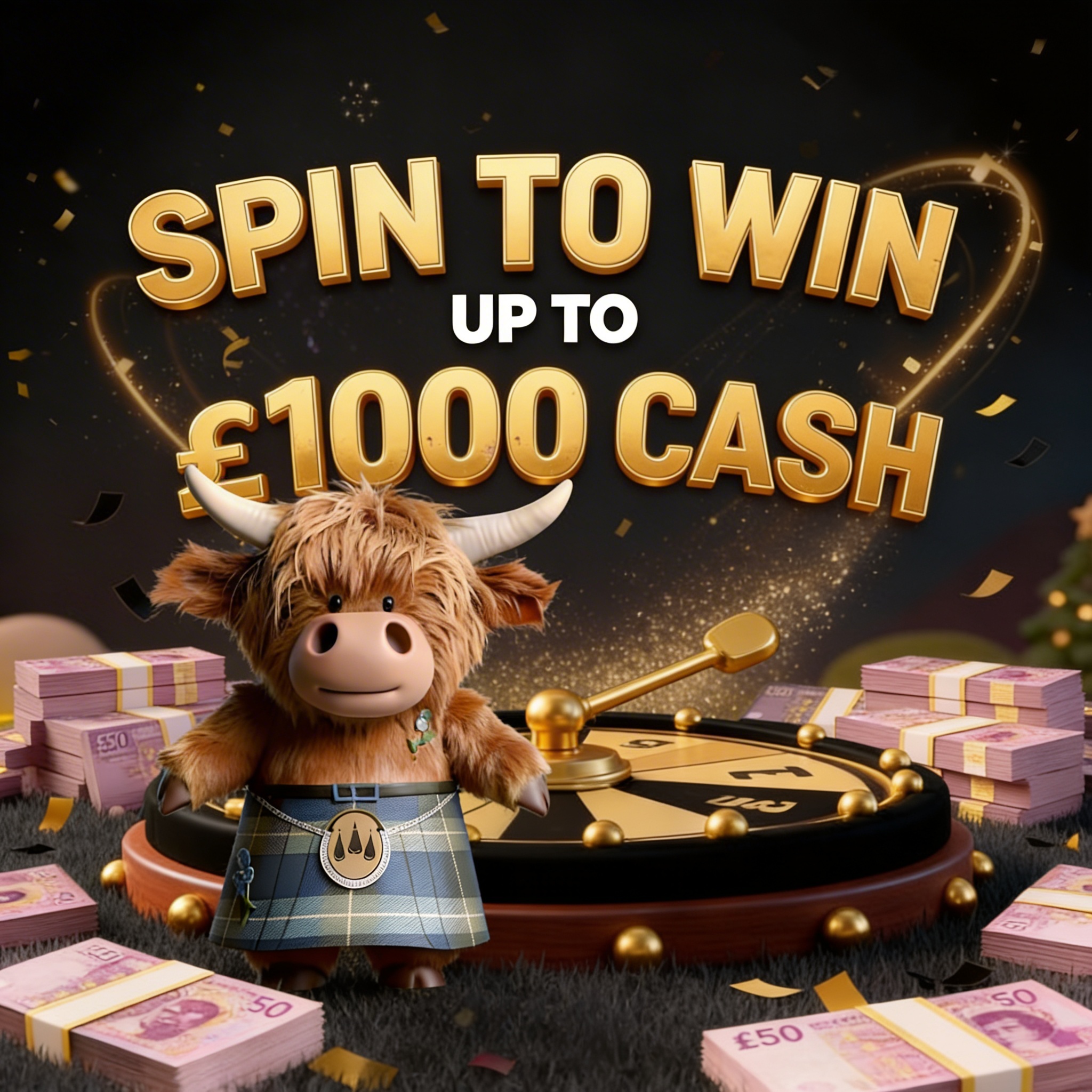 Spin to Win Up To £1,000 Cash #2