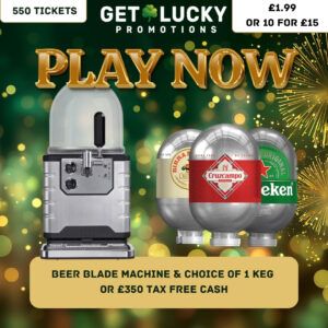 Beer Blade Machine & 1 Keg or £350 Tax Free Cash