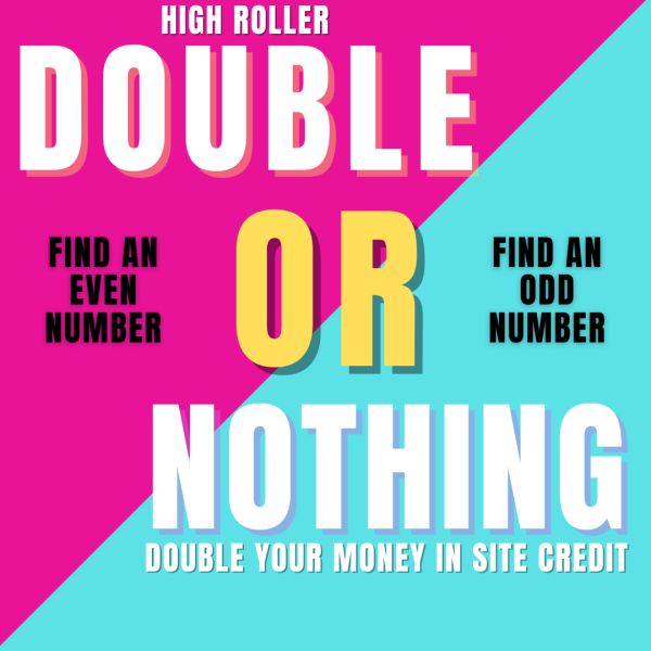 £50 DOUBLE OR NOTHING! DOUBLE YOUR MONEY IN CLARITY CREDIT! #35