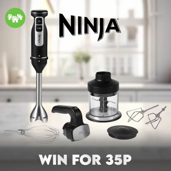 *AUTODRAW* Ninja Foodi 3-in-1 Hand Blender, Mixer & Chopper