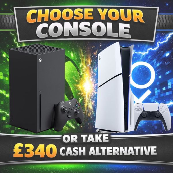 Choose Your Console – Playstation 5 OR Xbox Series X