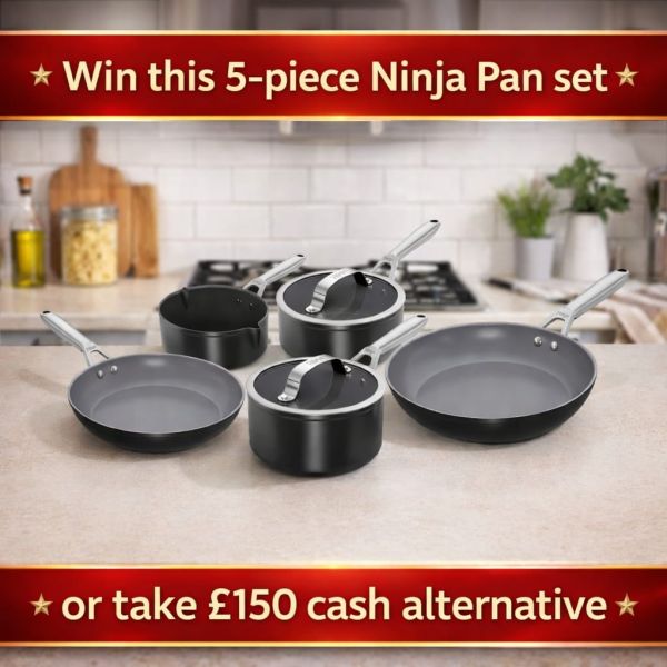 Ninja ZEROSTICK Ceramic Pro 5-Piece Pan Set – Black
